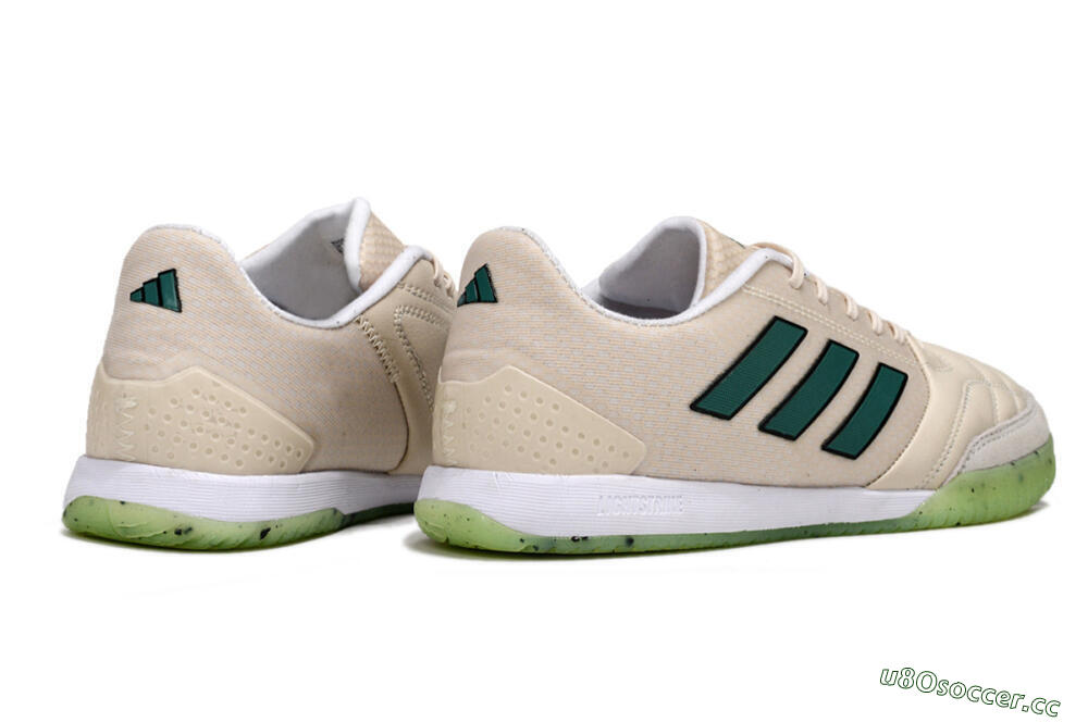 Men's Adidas Top Sala FG Indoor & Futsal Low-Tops Football Shoes - Grey/Green 6
