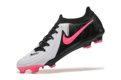 Men's Nike Phantom Luna Elite NU FG Firm Ground Low-Tops Football Boots - White/Black/Pink