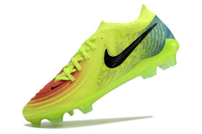 Men's Nike Phantom Luna Elite NU FG Firm Ground Low-Tops Football Boots - Yellow/Black/Orange