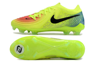 Men's Nike Phantom Luna Elite NU FG Firm Ground Low-Tops Football Boots - Yellow/Black/Orange