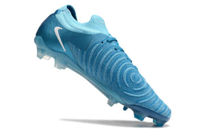 Men's Nike Phantom Luna Elite NU FG Firm Ground Low-Tops Football Boots - Light Blue/White