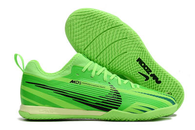Men's Nike Air Zoom Mercurial Vapor 15 Pro IC Indoor & Futsal Low-Tops Football Shoes - Green/Black/Yellow