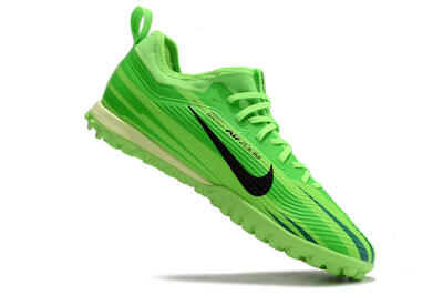 Men's Nike Air Zoom Mercurial Vapor 15 Pro TF Artificial Turf Low-Tops Football Shoes - Green/Black/Yellow