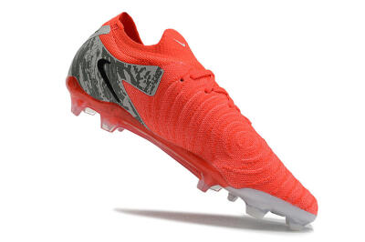 Unisex Nike Phantom Luna Elite FG Firm Ground Low-Tops Football Boots - Red/Black/Green