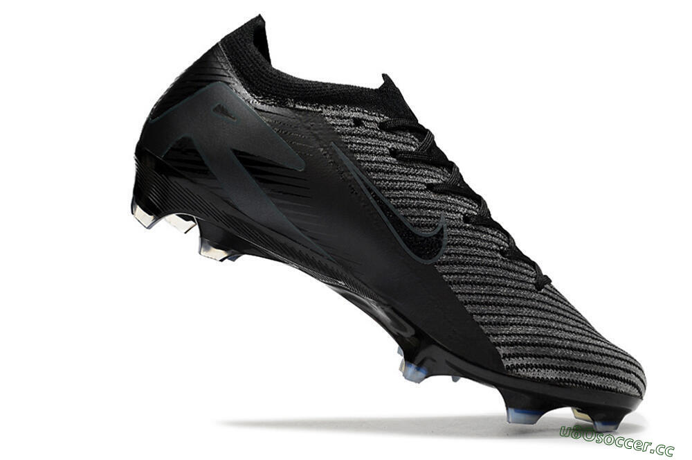 Men's Nike Air Zoom Mercurial Vapor 16 Elite FG Firm Ground Low-Tops Football Boots - Black/Black/Blue 4