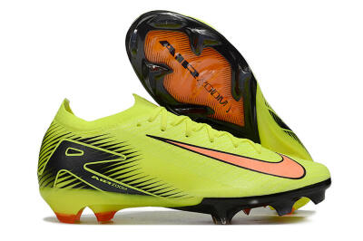 Men's Nike Air Zoom Mercurial Vapor 16 Elite FG Firm Ground Low-Tops Football Boots - Yellow/Orange/Black