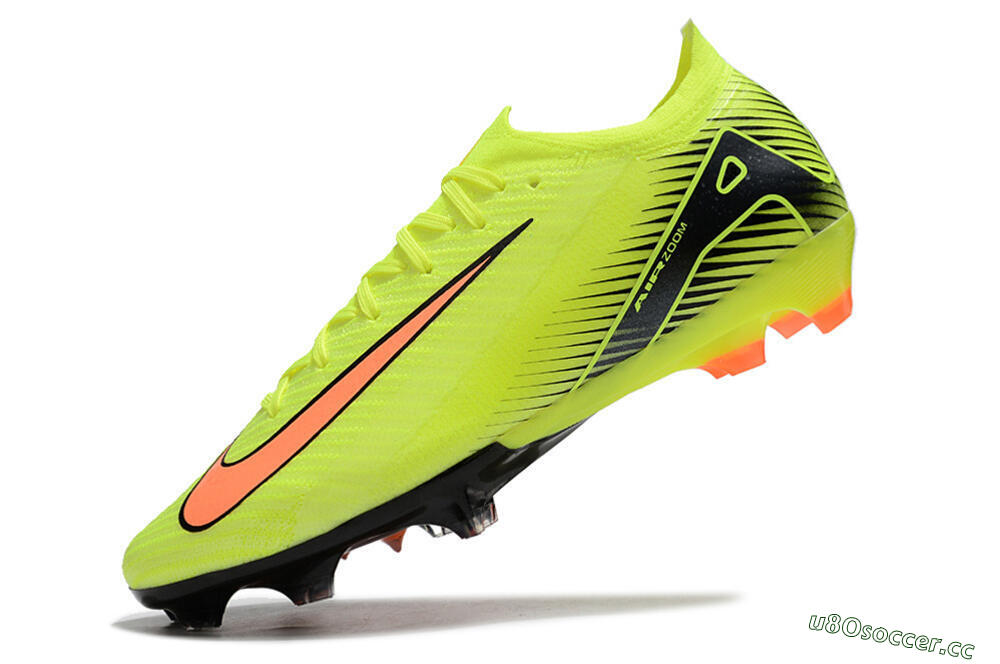 Men's Nike Air Zoom Mercurial Vapor 16 Elite FG Firm Ground Low-Tops Football Boots - Yellow/Orange/Black 5
