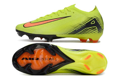Men's Nike Air Zoom Mercurial Vapor 16 Elite FG Firm Ground Low-Tops Football Boots - Yellow/Orange/Black