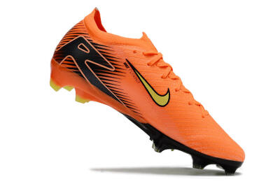 Men's Nike Air Zoom Mercurial Vapor 16 Elite FG Firm Ground Low-Tops Football Boots - Orange/Yellow/Black