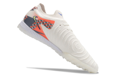 Men's Nike Phantom GX 2 Elite TF Artificial Turf Low-Tops Football Shoes - White/Yellow/Blue/Orange