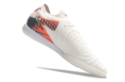 Men's Nike Phantom GX 2 Elite IC Indoor & Futsal Low-Tops Football Shoes - White/Yellow/Blue/Orange