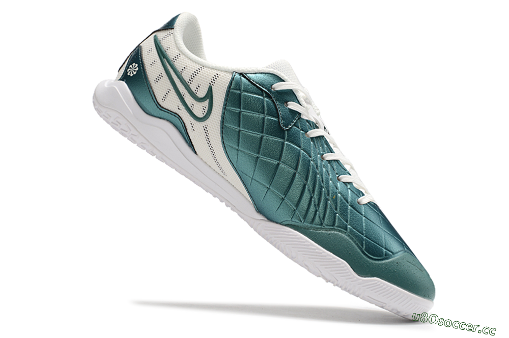 Men's Nike Tiempo Legend 10 Academy IC Indoor & Futsal Low-Tops Football Shoes - Blue/White 6