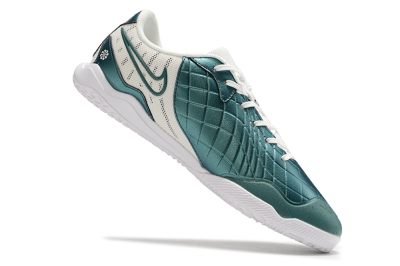 Men's Nike Tiempo Legend 10 Academy IC Indoor & Futsal Low-Tops Football Shoes - Blue/White