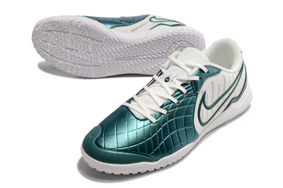 Men's Nike Tiempo Legend 10 Academy IC Indoor & Futsal Low-Tops Football Shoes - Blue/White