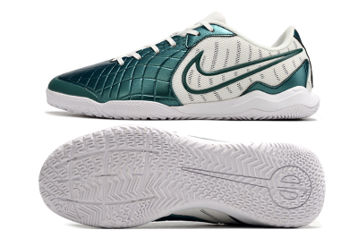 Men's Nike Tiempo Legend 10 Academy IC Indoor & Futsal Low-Tops Football Shoes - Blue/White