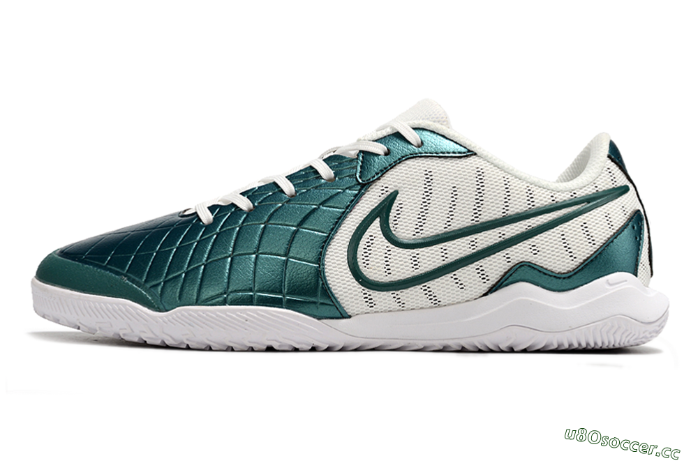 Men's Nike Tiempo Legend 10 Academy IC Indoor & Futsal Low-Tops Football Shoes - Blue/White 0