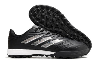 Men's Adidas Copa Pure.3 TF Artificial Turf Low-Tops Football Shoes - Black/Sliver/White