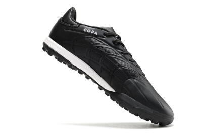 Men's Adidas Copa Pure.3 TF Artificial Turf Low-Tops Football Shoes - Black/Sliver/White