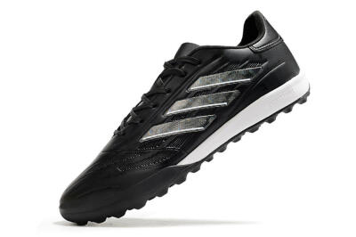 Men's Adidas Copa Pure.3 TF Artificial Turf Low-Tops Football Shoes - Black/Sliver/White