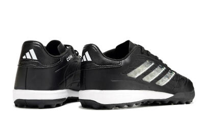 Men's Adidas Copa Pure.3 TF Artificial Turf Low-Tops Football Shoes - Black/Sliver/White
