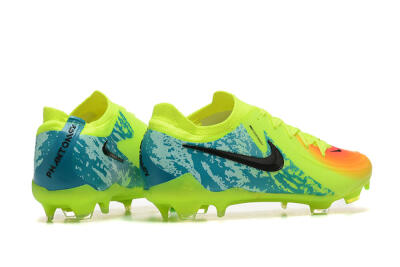 Men's Nike Phantom Luna Elite NU FG Firm Ground Low-Tops Football Boots - Yellow/Blue/Orange/Black