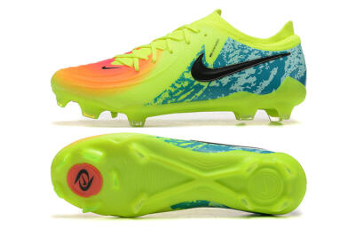 Men's Nike Phantom Luna Elite NU FG Firm Ground Low-Tops Football Boots - Yellow/Blue/Orange/Black