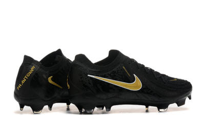 Men's Nike Phantom Luna Elite NU FG Firm Ground Low-Tops Football Boots - Black/Gold