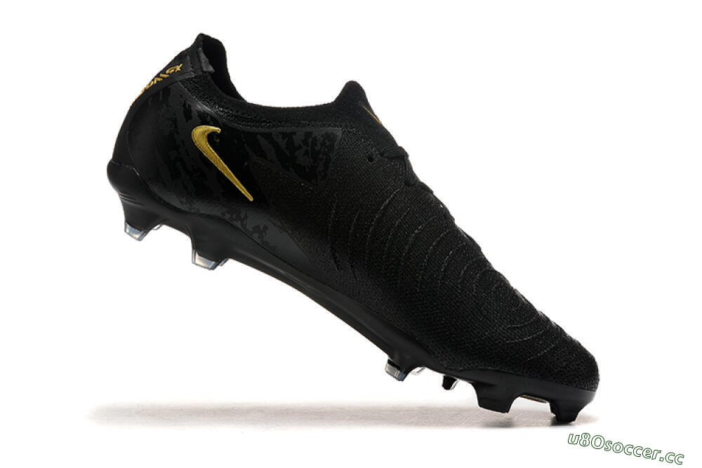 Men's Nike Phantom Luna Elite NU FG Firm Ground Low-Tops Football Boots - Black/Gold 7