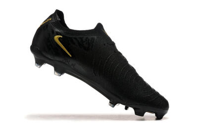 Men's Nike Phantom Luna Elite NU FG Firm Ground Low-Tops Football Boots - Black/Gold