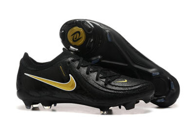 Men's Nike Phantom Luna Elite NU FG Firm Ground Low-Tops Football Boots - Black/Gold