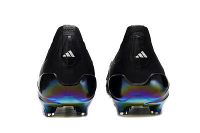 Unisex Adidas Predator Accuracy+ Laceless FG Firm Ground Low-Tops Football Boots - Black/Silver