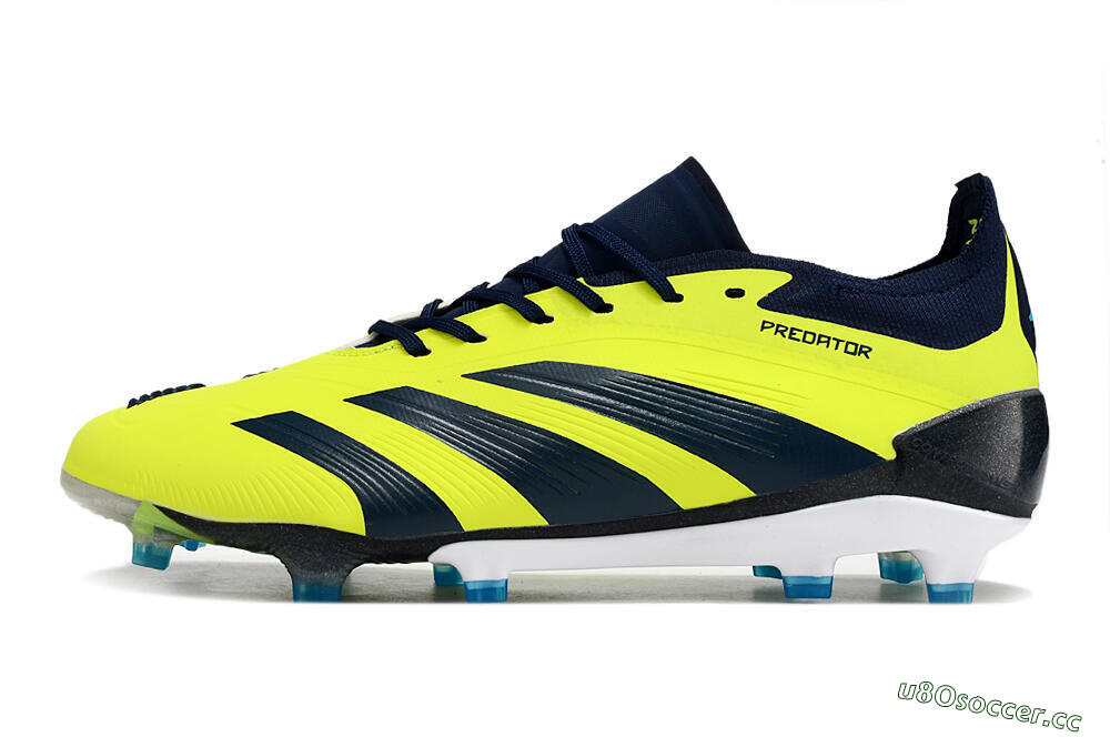 Men's Adidas Predator Accuracy Elite FG Firm Ground Low-Tops Football Boots - Yellow/Black 0