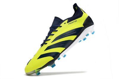 Men's Adidas Predator Accuracy Elite FG Firm Ground Low-Tops Football Boots - Yellow/Black