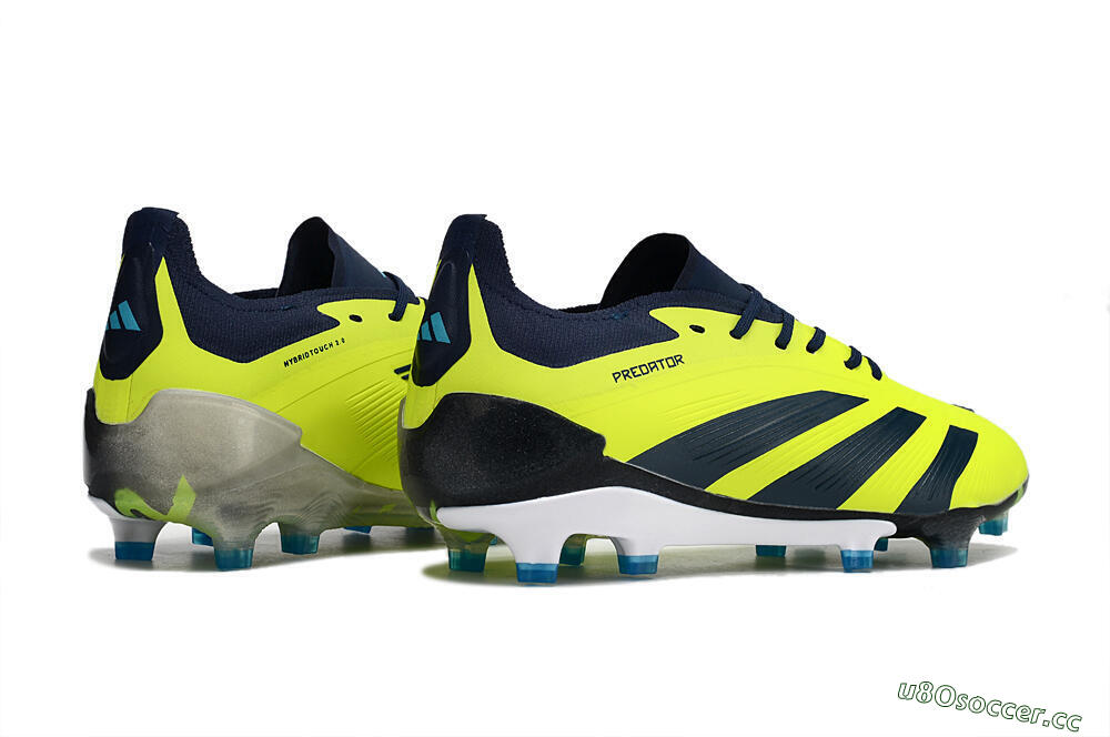 Men's Adidas Predator Accuracy Elite FG Firm Ground Low-Tops Football Boots - Yellow/Black 7