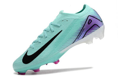 Men's Nike Air Zoom Mercurial Vapor 16 Elite FG Firm Ground Low-Tops Football Boots - Green/Purple/Black