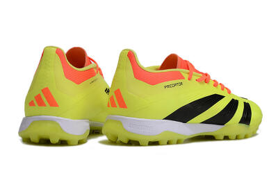 Men's Adidas Predator 24 Elite TF Artificial Turf Low-Tops Football Shoes - Yellow/Black/Red