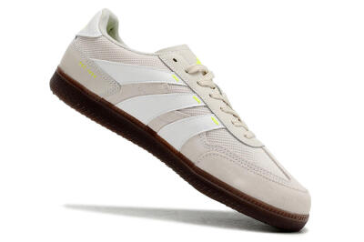 Men's Adidas Predator 24 League IC Indoor & Futsal Low-Tops Football Shoes - Grey/Yellow/Brown