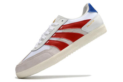 Men's Adidas Predator 24 League IC Indoor & Futsal Low-Tops Football Shoes - Grey/White/Red/Blue