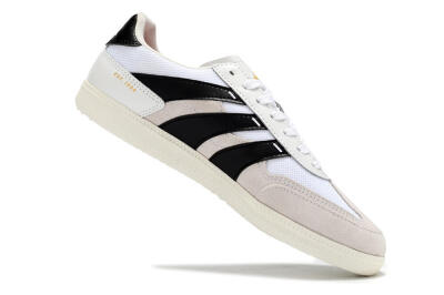 Men's Adidas Predator 24 League IC Indoor & Futsal Low-Tops Football Shoes - Grey/White/Black