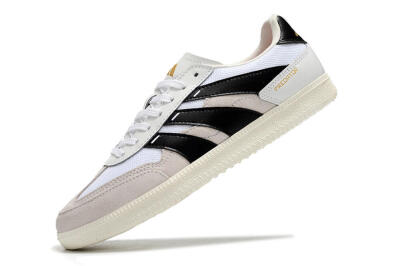 Men's Adidas Predator 24 League IC Indoor & Futsal Low-Tops Football Shoes - Grey/White/Black