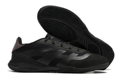 Men's Adidas Predator 24 Elite IC Indoor & Futsal Low-Tops Football Shoes - Black/Brown/Black
