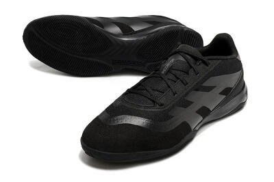 Men's Adidas Predator 24 Elite IC Indoor & Futsal Low-Tops Football Shoes - Black/Brown/Black