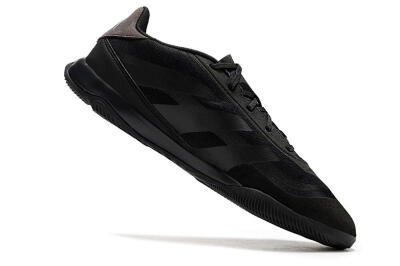 Men's Adidas Predator 24 Elite IC Indoor & Futsal Low-Tops Football Shoes - Black/Brown/Black
