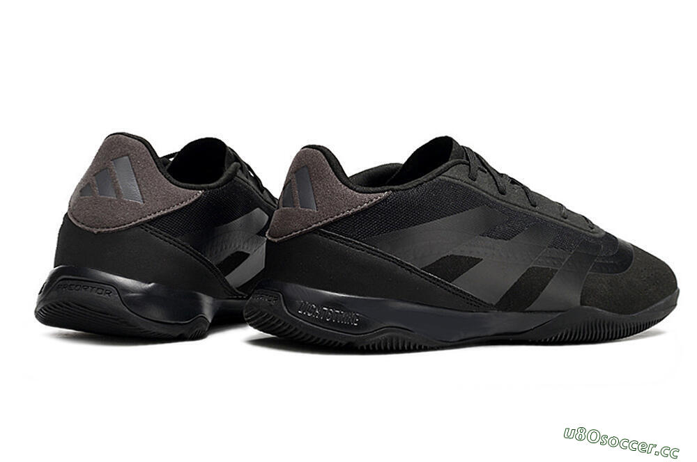 Men's Adidas Predator 24 Elite IC Indoor & Futsal Low-Tops Football Shoes - Black/Brown/Black 6