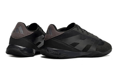 Men's Adidas Predator 24 Elite IC Indoor & Futsal Low-Tops Football Shoes - Black/Brown/Black