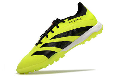 Men's Adidas Predator 24 Elite TF Artificial Turf Low-Tops Football Shoes - Yellow/Black/White