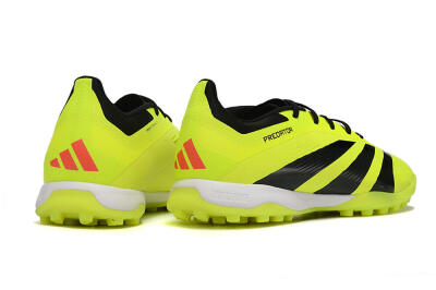 Men's Adidas Predator 24 Elite TF Artificial Turf Low-Tops Football Shoes - Yellow/Black/White