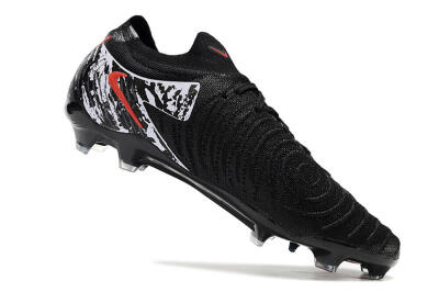 Men's Nike Phantom Luna Elite NU FG Firm Ground Low-Tops Football Boots - Black/Red/White