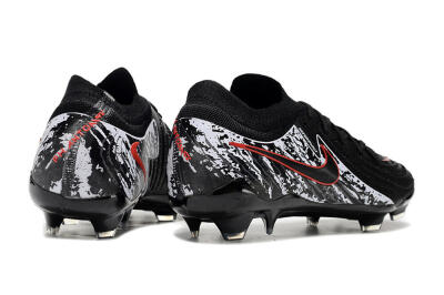 Men's Nike Phantom Luna Elite NU FG Firm Ground Low-Tops Football Boots - Black/Red/White