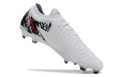 Men's Nike Phantom Luna Elite NU FG Firm Ground Low-Tops Football Boots - White/Red/Black